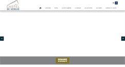 Desktop Screenshot of hotel-castel-vergio.com
